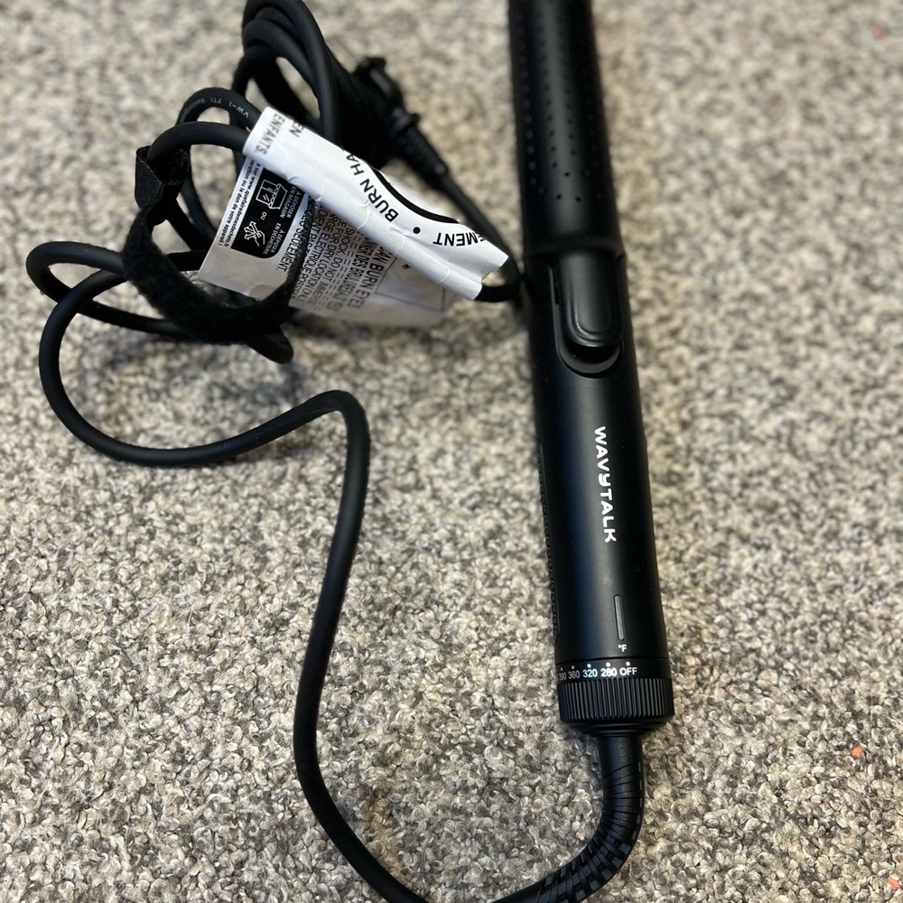 Wavytalk Black Hair Styling Wand - Professional Curling Iron